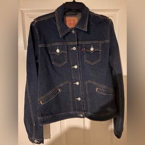 Levi's Women's Dark Blue Denim SZ:XL Jacket